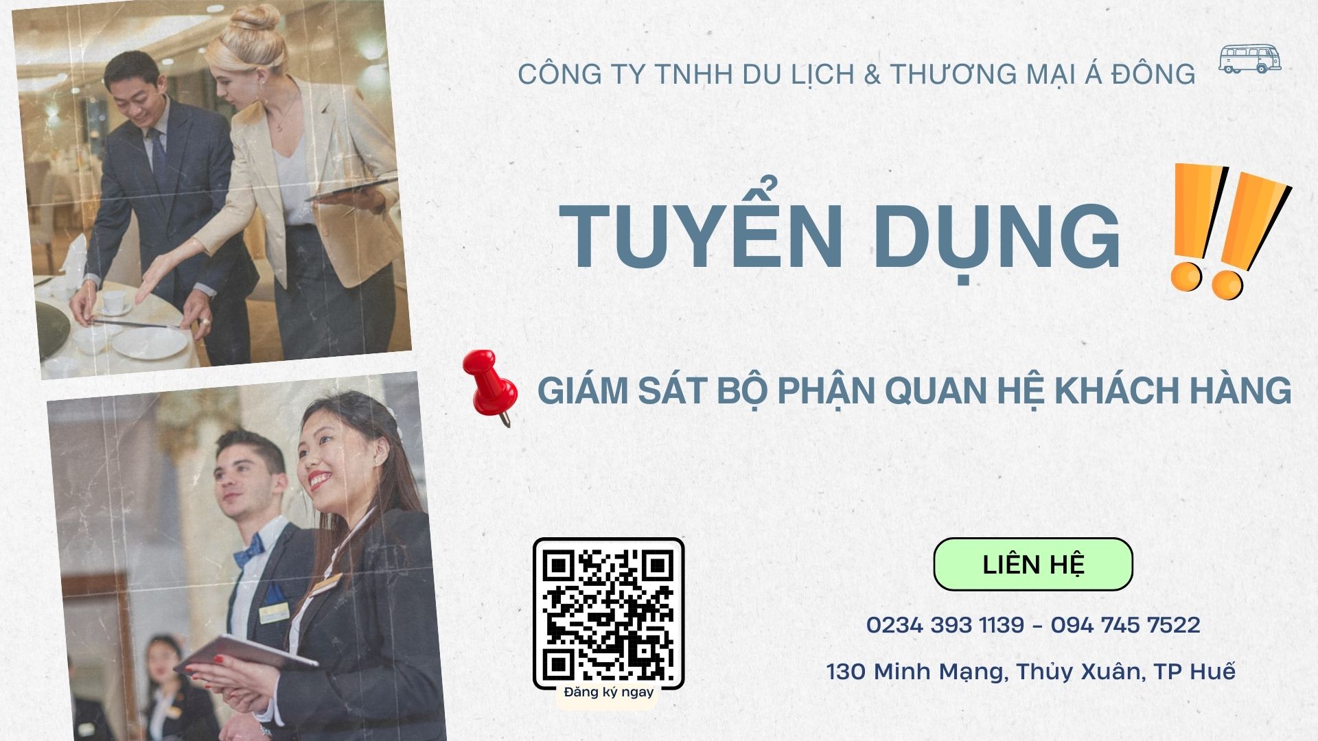 CÔNG TY TNHH DU LỊCH VÀ THƯƠNG MẠI Á ĐÔNG 